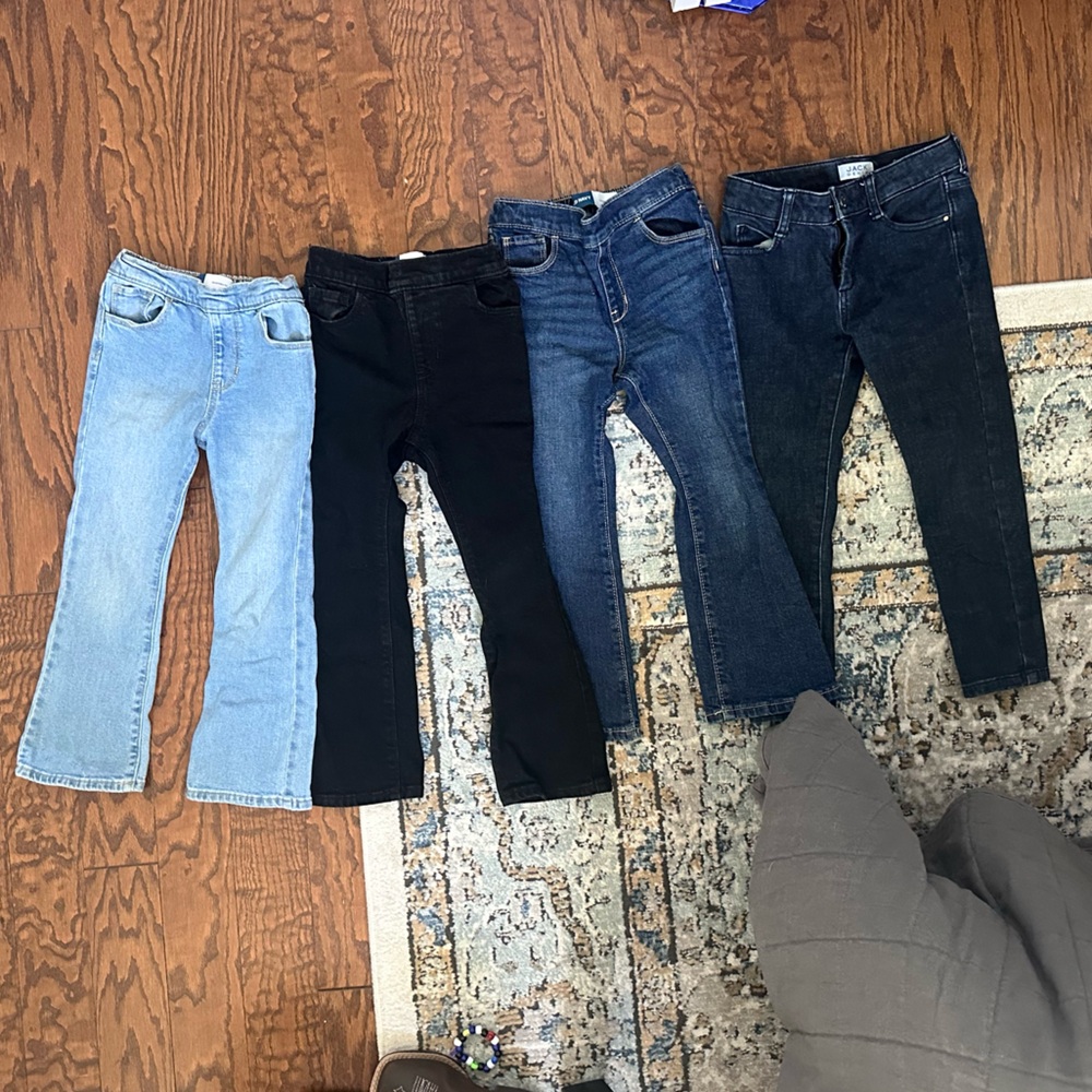 High-Waisted Flare-Leg Pull-On Jeans- 5T